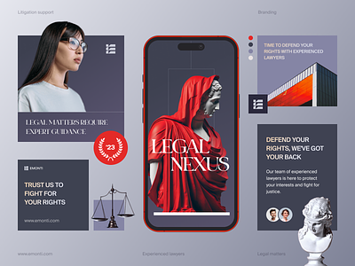 Legal Visual Identity brand brand guidelines brand identity brand sign branding business halo halo lab identity logo logo design logotype marketing packaging smm startup visual identity