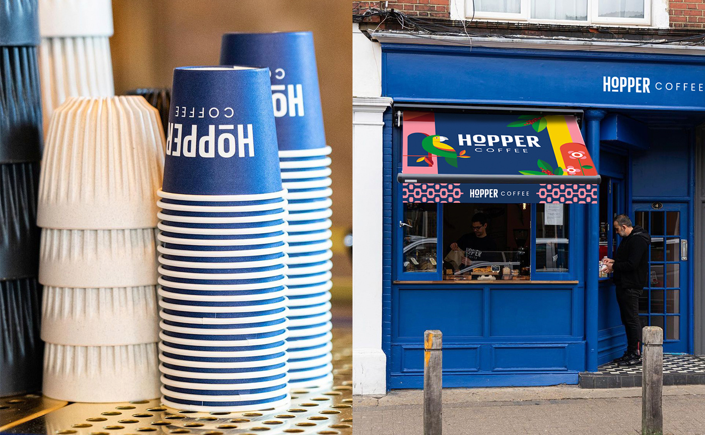 Hopper Coffee Visual identity by Tony art on Dribbble