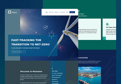 A digital gateway to sustainable energy - landing page design