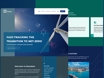 A digital gateway to sustainable energy - landing page design