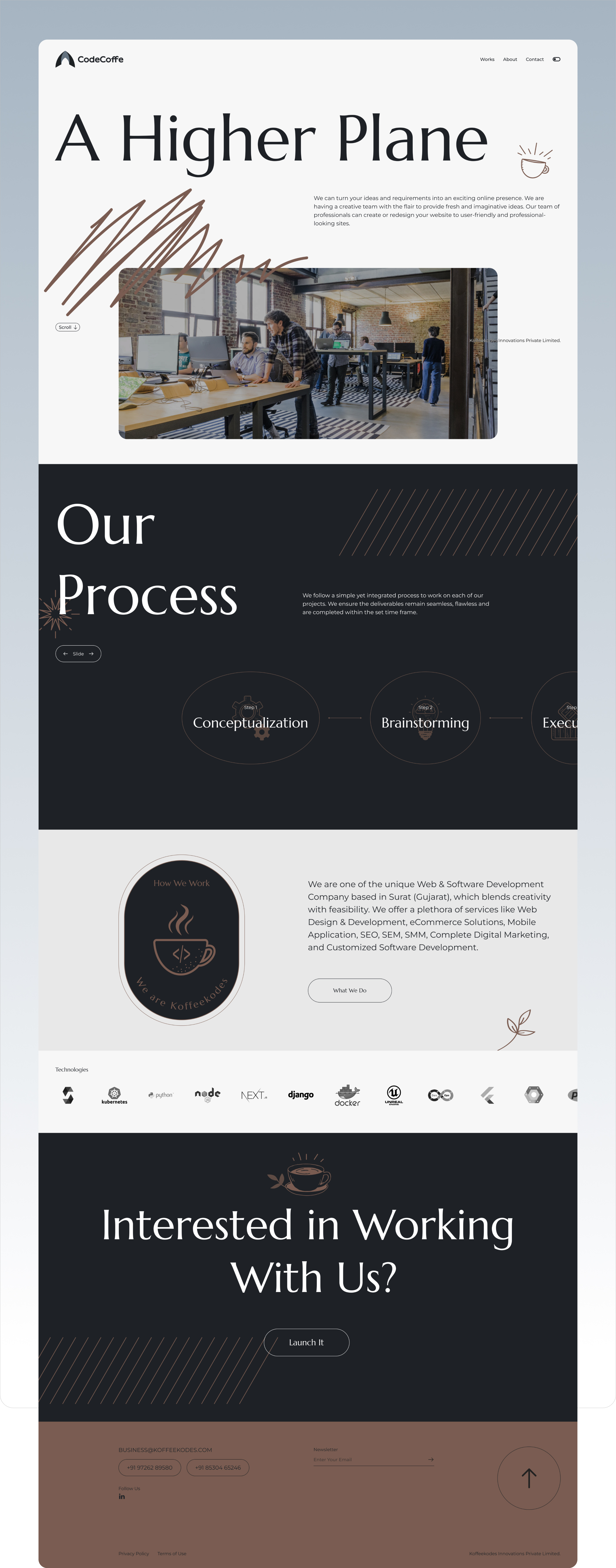 Agency Landing Page agency clean code design digital agency minimal ui