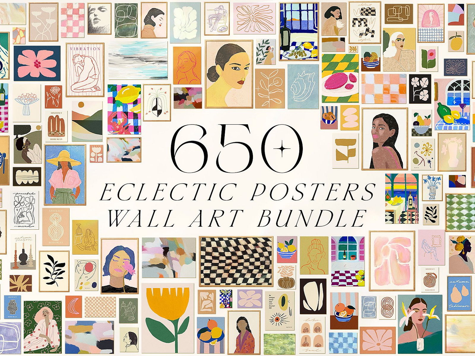 Modern Wall Art Posters Bundle by Thai Thanh Hieu on Dribbble