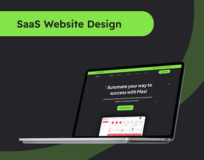 SaaS Web Design application design graphic design illustration landing page mobile app saas web ui ux