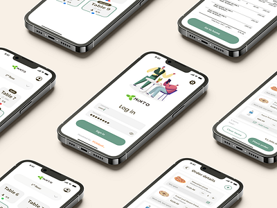 Restaurant Booking App | Minto branding design graphic design illustration logo mobile app mobile design mockup restaurant app typography ui ux vector