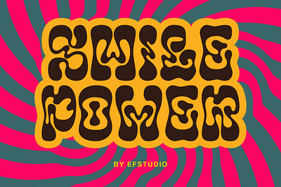 Smile Power | Psychedelic Font acid font branding branding font display font display typeface drug font logo font psychedelic psychedelic font retro font typeface typography