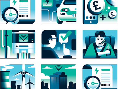 Common smart meter concerns (Which? Magazine) car eco energy icon illustration meter smart