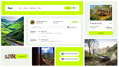 Vind - Website app design motion graphics travel trip ui uidesign uxdesign webdesign website