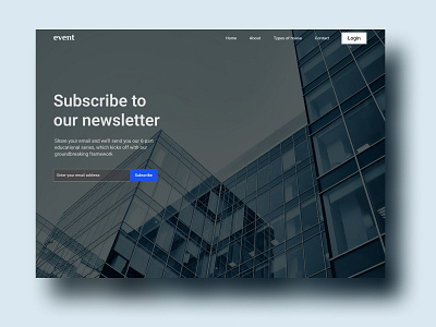 Daily UI Challenge - #009/100 Subscribe daily ui challenge subscribe ui ui challenege