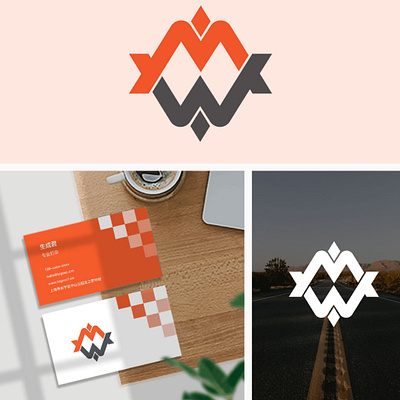 MW work letter logo Hire me pixellab logo design