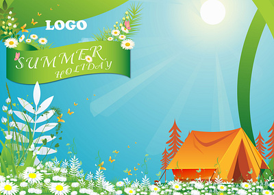 summer background vector design app bokulislam360 branding design graphic design illustration logo ui ux vector