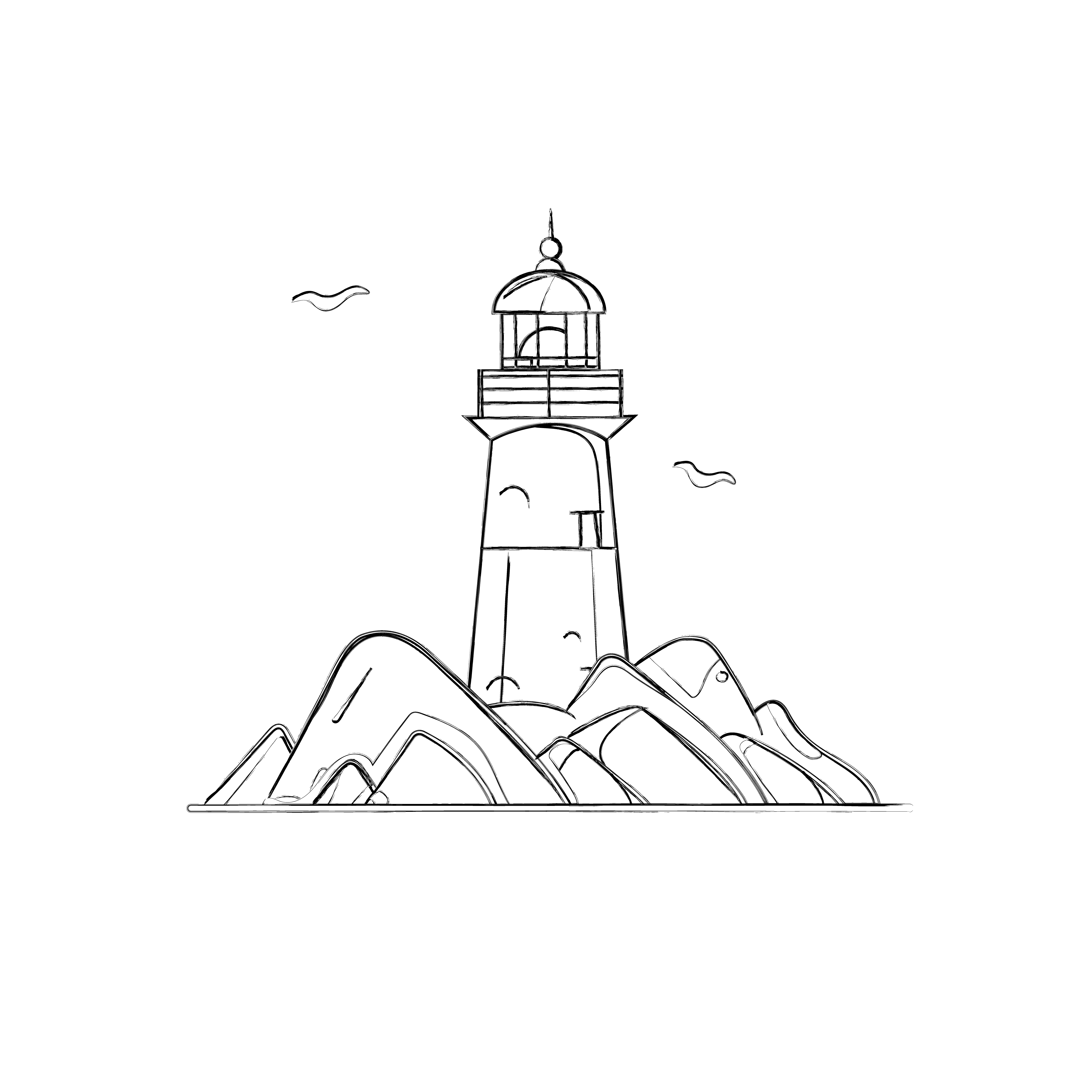 Great View art branding cartoon design draw flat graphic design icon illustration illustrator logo minimal typography ui vector web