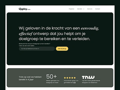 Website for a Creative Agency creative agency ux webdesign website