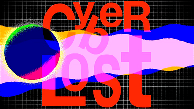 Cyberlost 2d after effects animation loop motion graphics