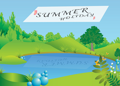 summer background vector design app bokulislam360 branding design graphic design illustration logo ui ux vector
