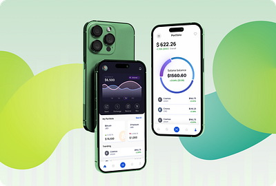 Crypto Portfolio Tracker - Crypto Wallet animation crypto tracker crypto wallet crypto wallet development ui design ux design