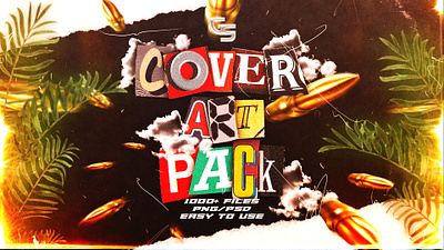 Cover Art GFX Pack by Gstaik Designs +1000 Files/2GB PNG/PSD 3d animation banner and logo branding cover art cover art pack design free free textures freebie gfx gfx pack graphic design graphics pack logo pack ui