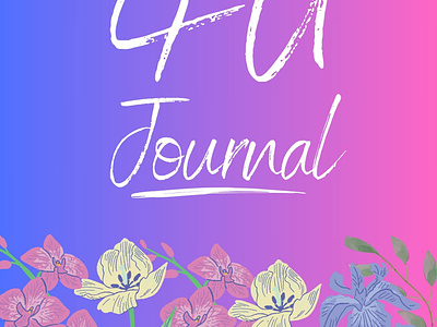 4U Journal 4u journal art design flowers graphic design habit tracker illustration illustrations journal planner to do list