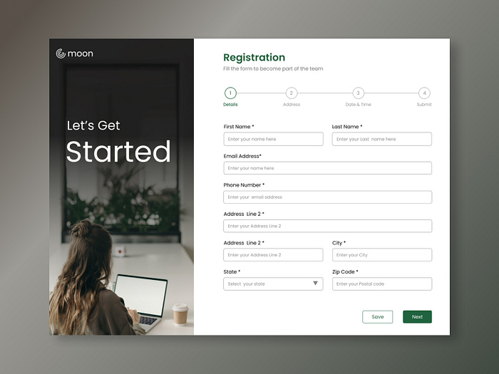 Form UI designs, themes, templates and downloadable graphic elements on ...