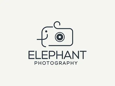 Elephant Photography Logo branding branding identity branding logo combination logo creative logo design designer e logo elephant logo illustration letter logo logo logo design logotype minimal logo minimalist logo photography logo simple logo unique logo wordmark logo