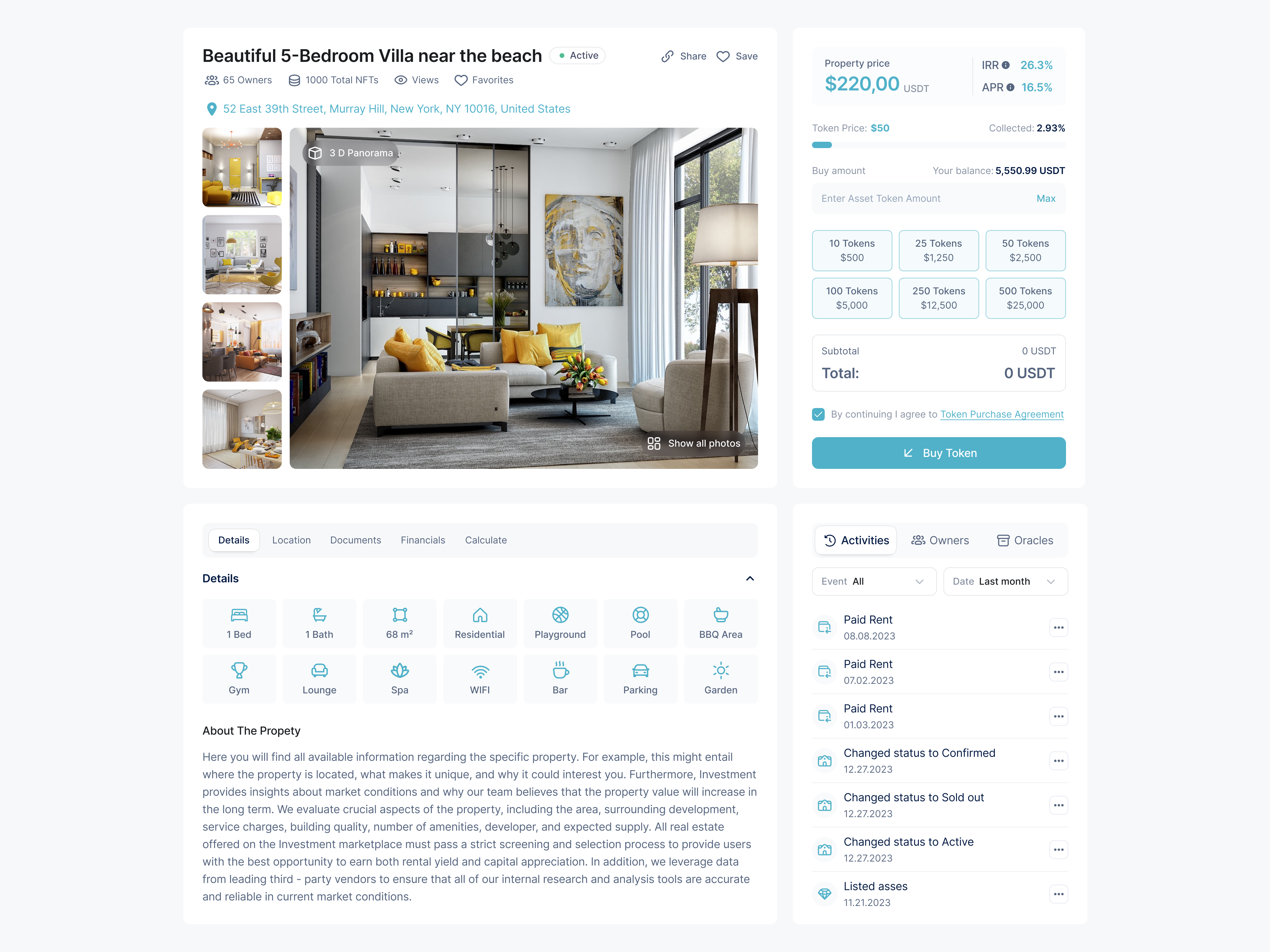 Property layouts bitcoin button card crypto cryptocurrencies details digital currency ethereum finance investors pinto layouts product design property real estate realestateblockchainsolutions realestateinnovation sergushkin token wallet web 3