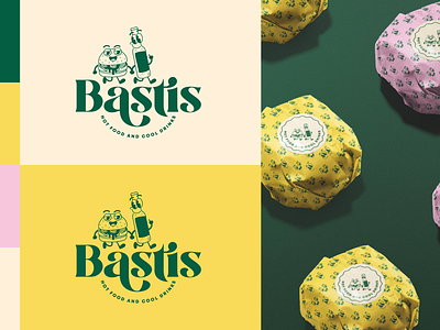Branding & packaging design for Bastis, a diner & bar in Vienna brand design branding design graphic design identity identity design logo logo design