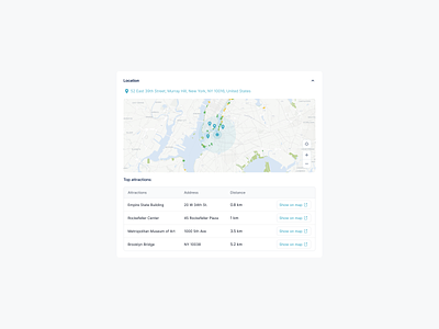 Property page / Location button card cartography data table designinspiration details page geospatialdesign location locationdesign locationvisualization map map view mapping mapviews market place product design property page sergushkin show on map table
