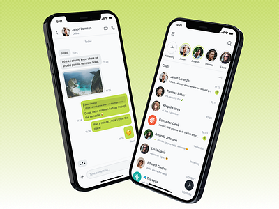 Social Media App concept chat design mobile app social media ui ux