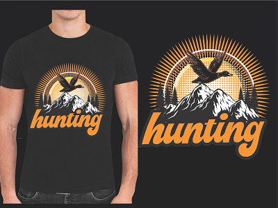 HUNTING T SHIRT DESIGN design graphic design illustration logo t shirt design typography vector