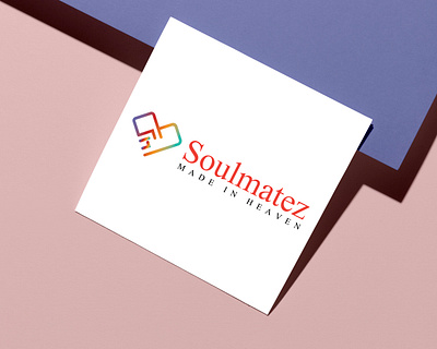 Soulmatez - Matrimony Logo branding creative design equality gender graphic design illustration logo marriage matrimony minimal soulmate vector