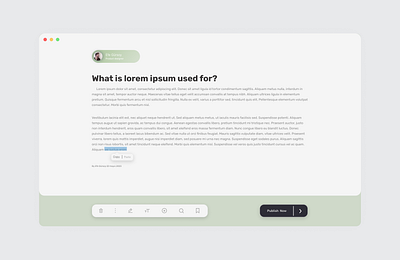 Lorem Ipsum page design productdesign ui uidesign uiux ux web webdesign