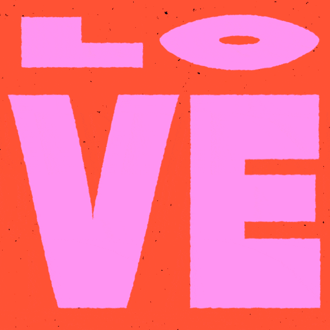 LOVE LOVE LOVE 2d animation animation design gif graphic design illustration loop love motion graphics
