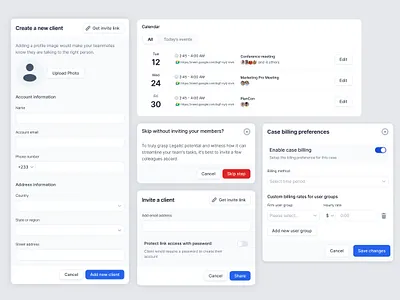 UI modals and components product design ui ui design