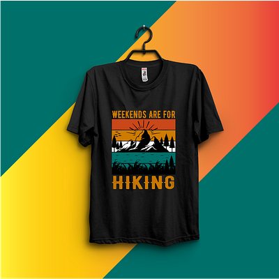 Hiking t shirt design hiking t shirt