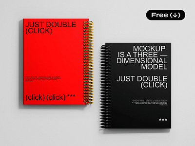 Notepad Mockup book clean download free freebie journal minimalistic mockup note notepad pixelbuddha psd simple stationery template