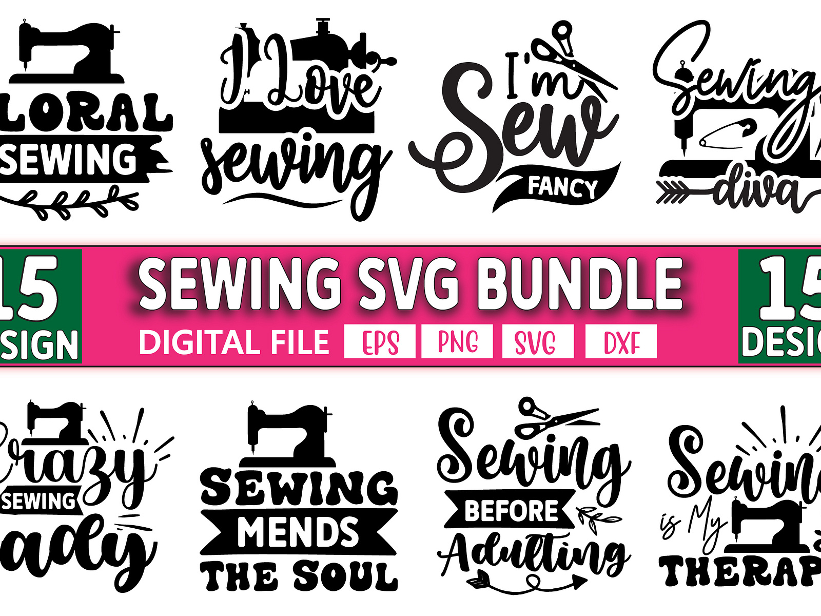 Sewing SVG Bundle by Maidul Islam Nahid on Dribbble