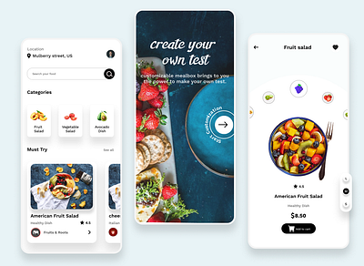 Fruit app ui ux