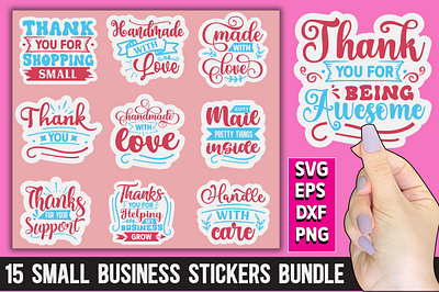 Small Business Stickers Bundle motion graphics small business stickers bundle