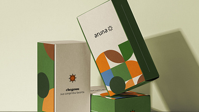 Aruna branding design graphic design logo