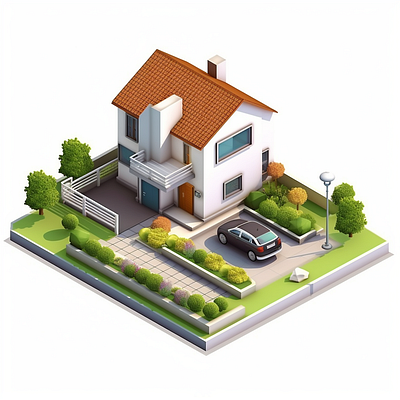 House. Game design design graphic design illustration