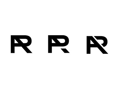 AR Monogram a branding combine hidden icon identity lettering letters lockup logo logomark mark monogram r shape simple type typography word wordmark