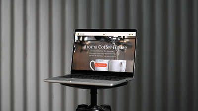 Welcome to Aroma Coffee House – Where Every Sip Tells a Story! branding graphic design logo ui