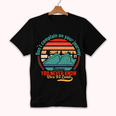 JOURNEY T-SHIRT DESIGN best t shirt design camping custom t shirt journey t shirt design typography vintage t shirt