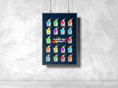 Classroom Poster academy boys classroom poster color colors exciting girls graphic design jew job job poster jobs kids mockup paint paint design poster school world yeshiva