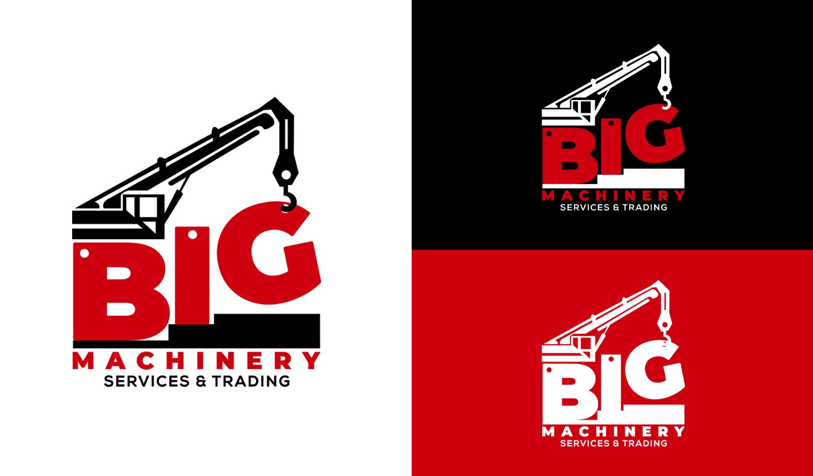 We design Logo Big Machinary Services & trading Company agencie 365 agencies365 bigmachinarycompany brandidentitydesign branding businesslogo grpahicsdeisng heavymachinarycompanylogo logodesign logotype mujahidfalakdesigner mujahidhussain qatarcompanylogo rentalservicecompany