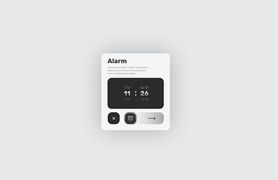 Alarm design productdesign ui uidesign uiux ux webdesign