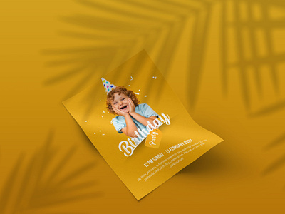 Birthday Flyer or Template birthaday birthady flyer flyer happy birthday happy kids invitation invitation flyer kids kids birthday party party flyer template