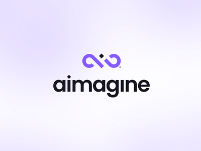 'aimagine' logo design
