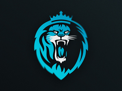 King of the North athletic brand branding detroit detroit lions illustration lion logo michigan sports