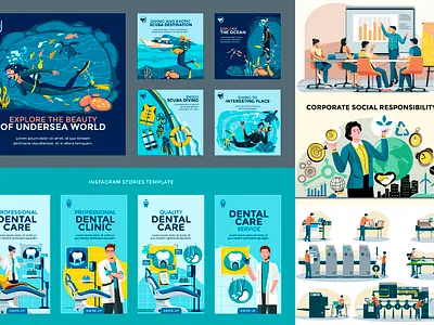 Handdrawn Flat Vector Illustration8 illustration