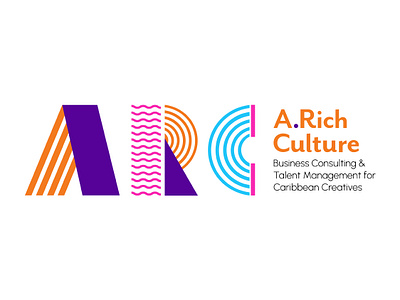 ARC Branding bahamas bahamian designer brand brand design brand identity branding caribbean caribbean brand caribbean consulting colorful consulting consulting logo design energetic graphic design letters logo logo design shapes talent management